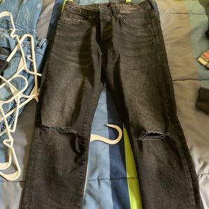 H&M Distressed Skinny Jeans